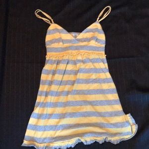 yellow and grey kinda short dress💛